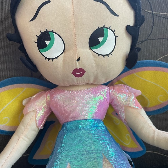 Pink and Blue Dress Betty Boop Fairy Plush 2005 - Picture 14 of 14